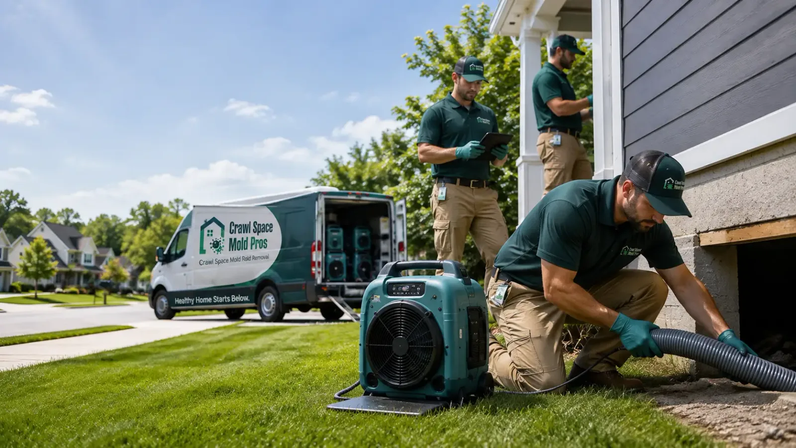 Crawl Space Mold Removal in Closter, NJ